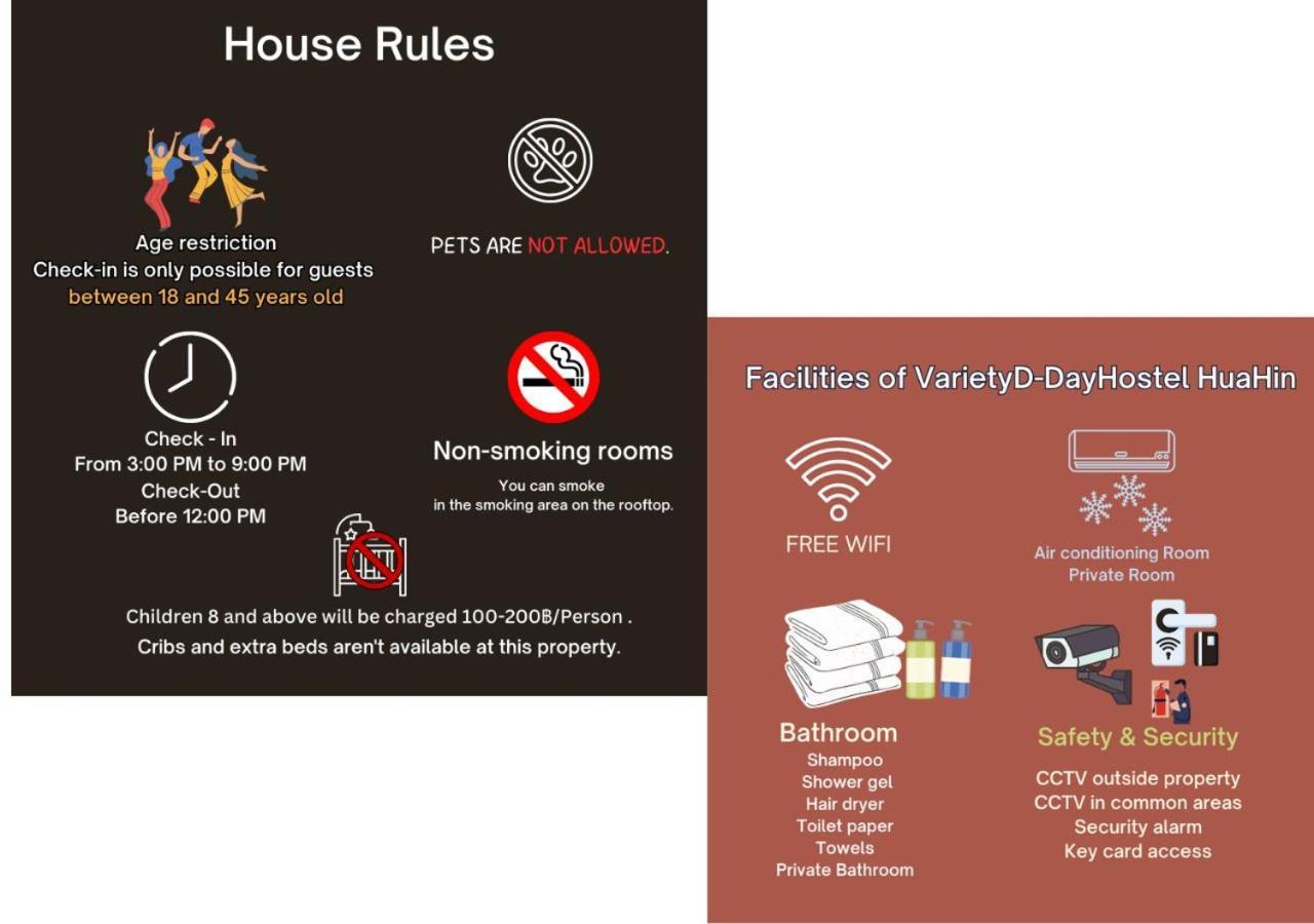 Varietyd-Dayhostel Huahin Екстериор снимка